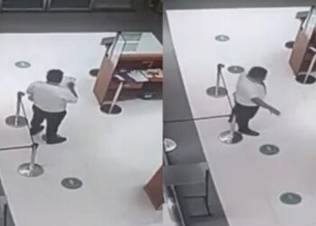 VIDEO: Turvakaamera jäädvustas hetke kui haigla töötaja tervitas “kummitust”
